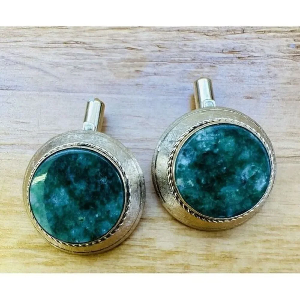 Signed Destino‎ Men's Cufflinks 1/20 12K Gold Filled 1